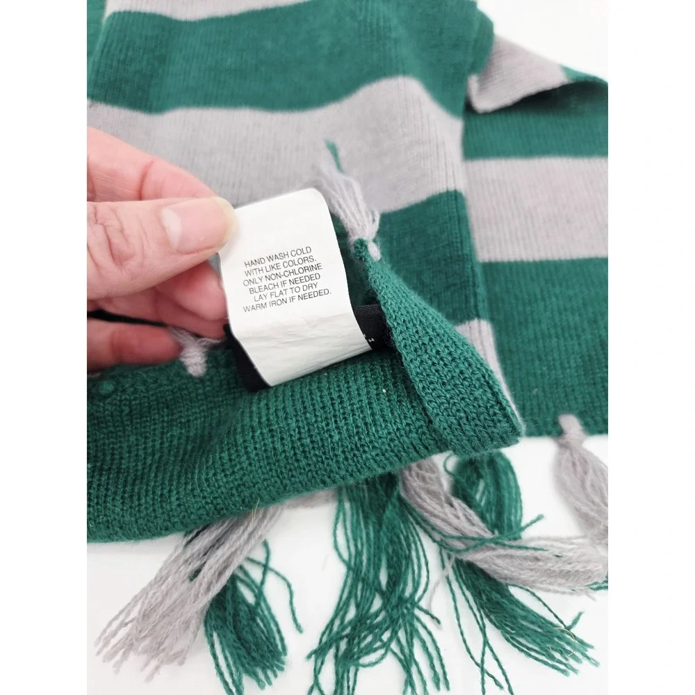 Harry Potter Slytherin Knit Soft Warm Winter Costume Scarf Gift Med